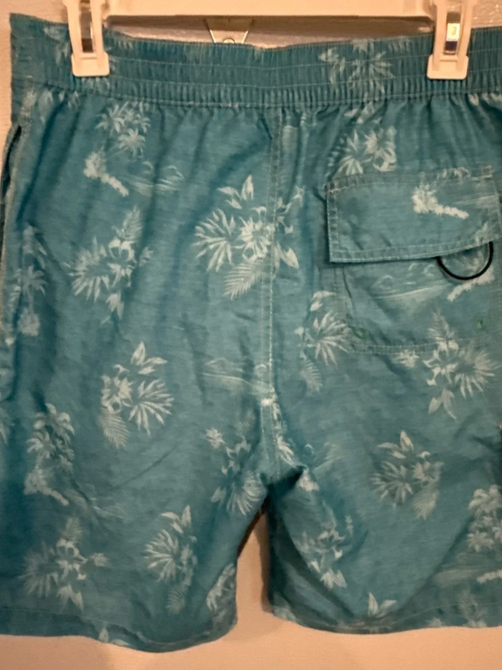 Share Tommy Bahama Swim Trunks Mens Small Blue Floral Board Shorts Mesh Lined